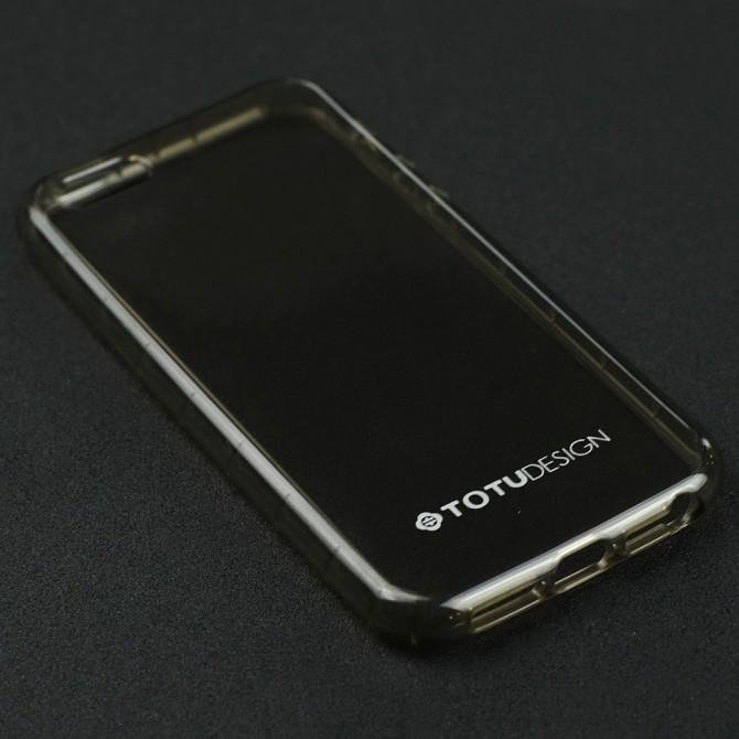 Чохол TOTU Design Soft series airbag version для iPhone 5/5s/SE Прозорий/Чорний-2