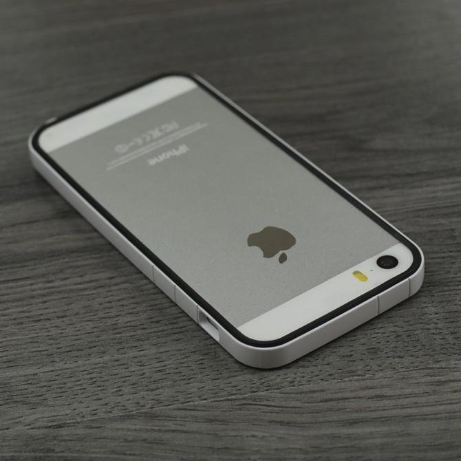 Чехол TOTU Design Aurora border series для iPhone 5/5s/SE Чёрный/Белый-3