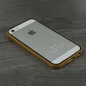 Чехол TOTU Design Aurora border series для iPhone 5/5s/SE Чёрный/Жёлтый