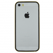 Чехол TOTU Design Aurora border series для iPhone 5/5s/SE Чёрный/Жёлтый