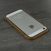 Чехол TOTU Design Aurora border series для iPhone 5/5s/SE Чёрный/Жёлтый