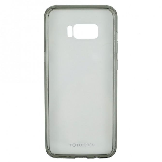 Чехол TOTU Design Crystal series для Samsung G950 Galaxy S8 Прозрачный Чёрный-1