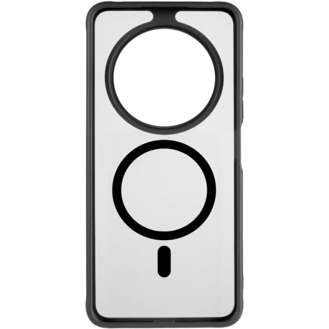 Чeхол TPU+PC Lyon Frosted series with Magsafe Xiaomi Redmi 14C / Poco C75 Black-2