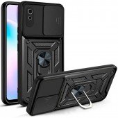 Чехол HONOR Hard Defence Series Xiaomi Redmi 9a Black (with Camshield and magnet) Чехол HONOR Hard Defence Series Xiaomi Redmi 9a Black (with Camshield and magnet)