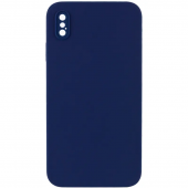 Силиконовый чехол для iPhone X/XS  Midnight Blue FULL (NO LOGO)