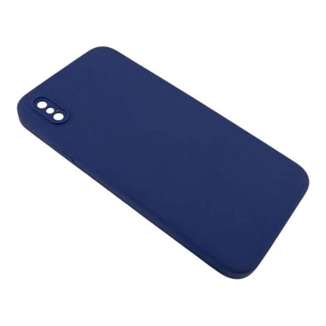 Силіконовий чохол для iPhone X/XS Midnight blue FULL (NO LOGO)-1