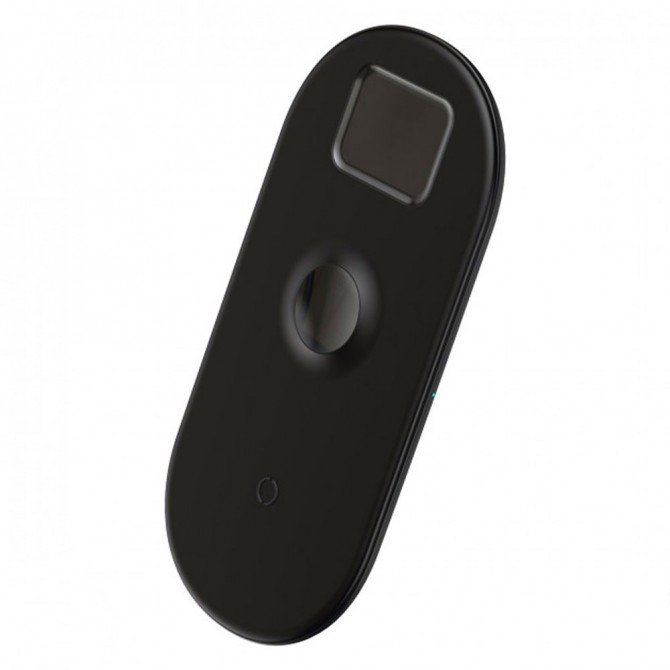 Беспроводное зарядное устройство Baseus Smart 3in1 (WX3IN1-B01) 18W Чёрный (Phone + Watch +Pods)-2