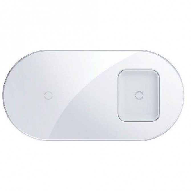 Беспроводное зарядное устройство Baseus Smart 3in1 (WX3IN1-B02) 18W White (Phone + Watch +Pods)