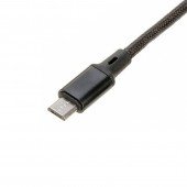 Кабель USB XO NB143 Braided MicroUSB 1.5A/1m Black Кабель USB XO NB143 Braided MicroUSB 1.5A/1m Black