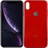 Чехол U-Like Glossy Logo series для iPhone Xs Красный