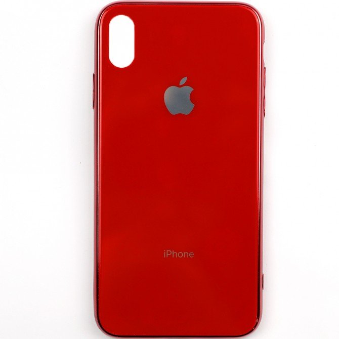 Чохол U-Like Glossy Logo series для iPhone Xs Червоний-1