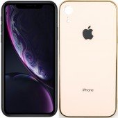 Чехол U-Like Glossy Logo series для iPhone Xr Золотой