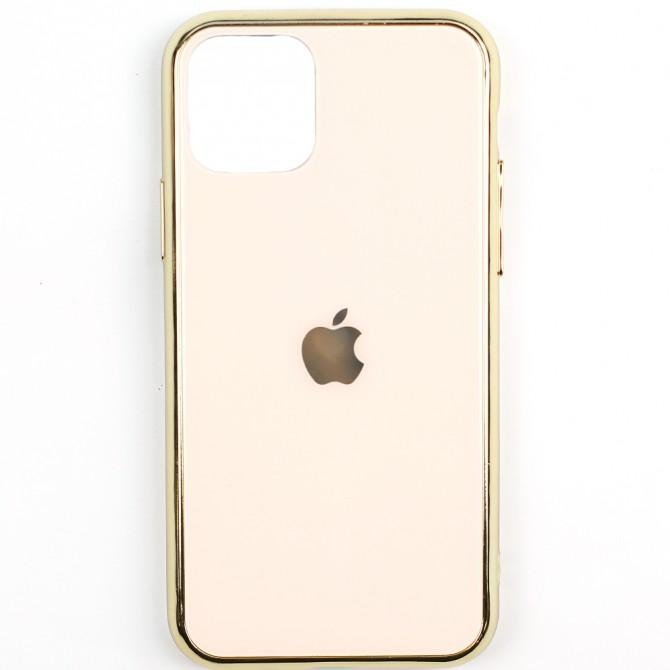 Чехол U-Like Glossy Logo series для iPhone 11 Pro Розово-Золотой-1