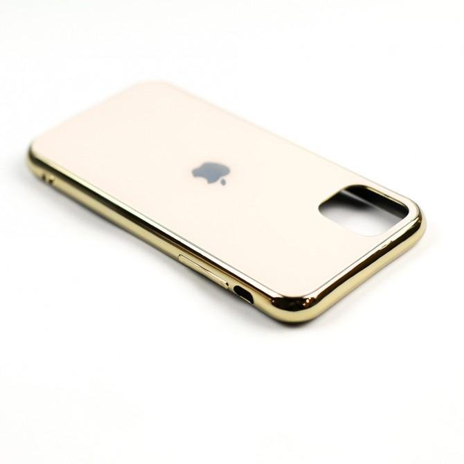 Чехол U-Like Glossy Logo series для iPhone 11 Pro Золотой-3