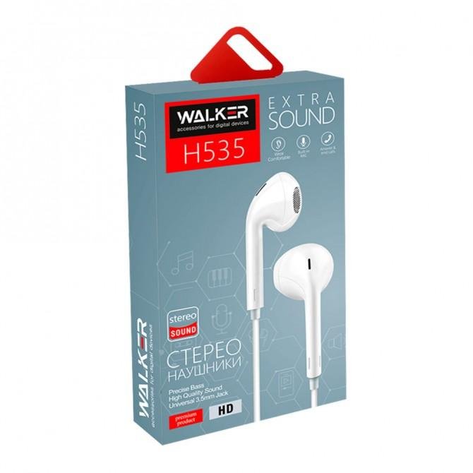 Навушники WALKER H535 with mic White-1