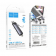 Картрідер Hoco HB56 Victory 3in1 USB/Type-C Metal Grey