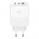 Сетевое зарядное устройство XO L139 45W USB-A + 65W/2 USB-C White+ Type-C Cable