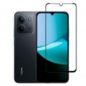 Защитное стекло для XIAOMI Redmi 15c Full Glue (0.25 мм, 2.5D, черное) ЛЮКС