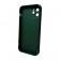 Чехол AG Glass Matt Frame Color MagSafe Logo for Apple iPhone 12 Cangling Green