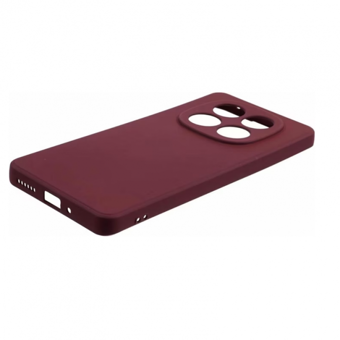 Чехол Original Soft Case Xiaomi Redmi Note 15 Pro + 5G Марсала FULL-2