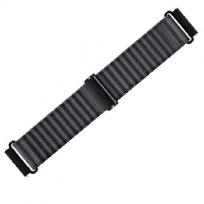 Ремінець універсальний 20mm Nylon OCEAN Design Dark Grey-1