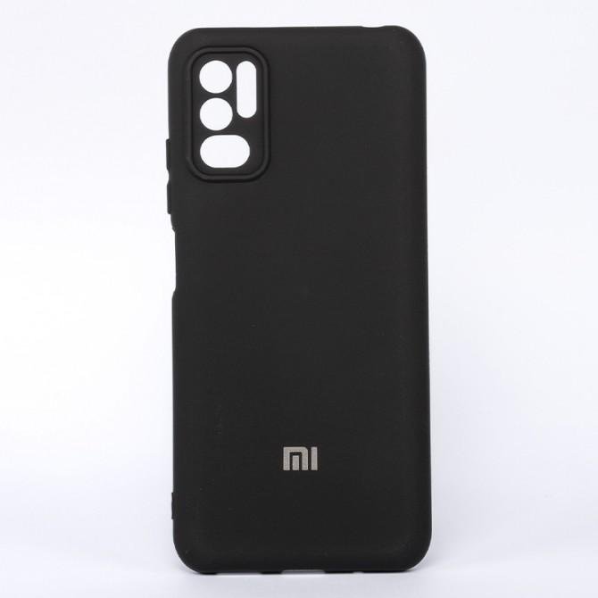 Чехол Original Soft Case Xiaomi Redmi Note 10 5G/Poco M3 Pro Черный FULL