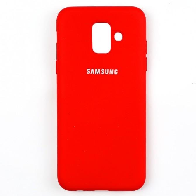 Чохол Soft Case для Samsung A600 Galaxy A6 2018 Червоний FULL-1