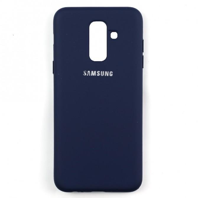 Чохол Soft Case для Samsung A605 Galaxy A6 Plus 2018 Синiй FULL-1