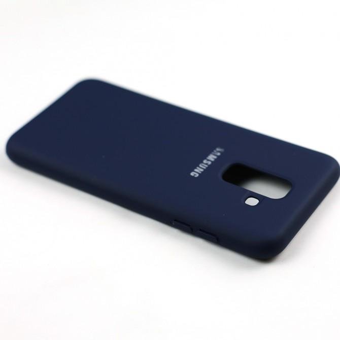 Чохол Soft Case для Samsung A605 Galaxy A6 Plus 2018 Синiй FULL-2