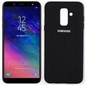 Чехол Soft Case для Samsung A605 Galaxy A6 Plus 2018 Чёрный FULL