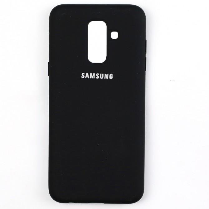 Чехол Soft Case для Samsung A605 Galaxy A6 Plus 2018 Чёрный FULL-1