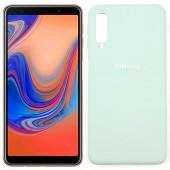 Чехол Soft Case для Samsung A750 Galaxy A7 2018 Голубой FULL