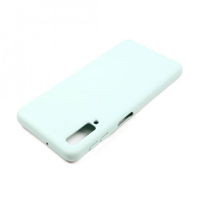 Чехол Soft Case для Samsung A750 Galaxy A7 2018 Голубой FULL-3