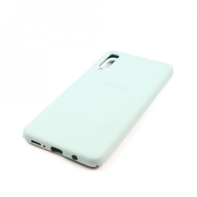 Чехол Soft Case для Samsung A750 Galaxy A7 2018 Голубой FULL-4