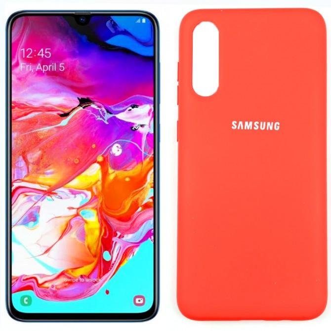 Чехол Soft Case для Samsung A705 Galaxy A70 2019 Красный FULL