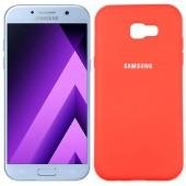 Чехол Soft Case для Samsung A720 Galaxy A7 2017 Красный FULL