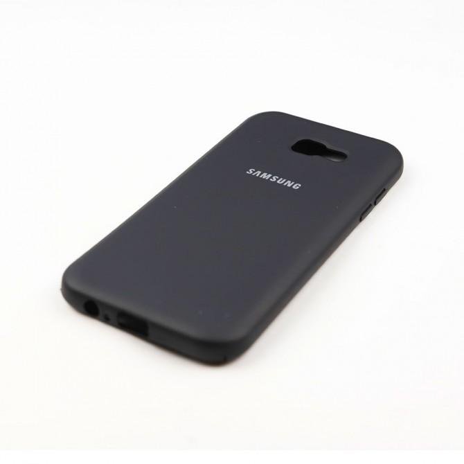 Чехол Soft Case для Samsung A720 Galaxy A7 2017 Чёрный FULL-4
