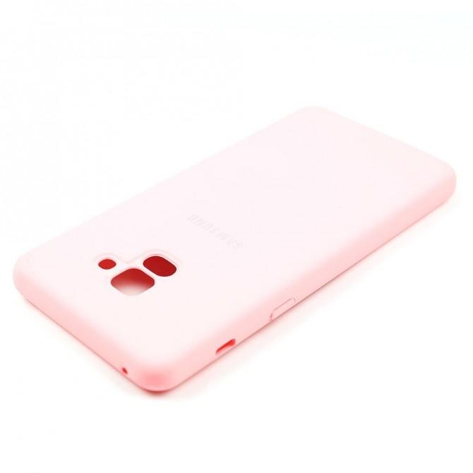 Чехол Soft Case для Samsung A730 Galaxy A8 plus 2018 Розовый FULL-3