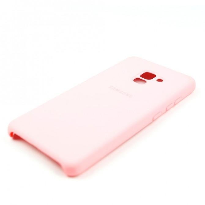 Чехол Soft Case для Samsung A730 Galaxy A8 plus 2018 Розовый FULL-4