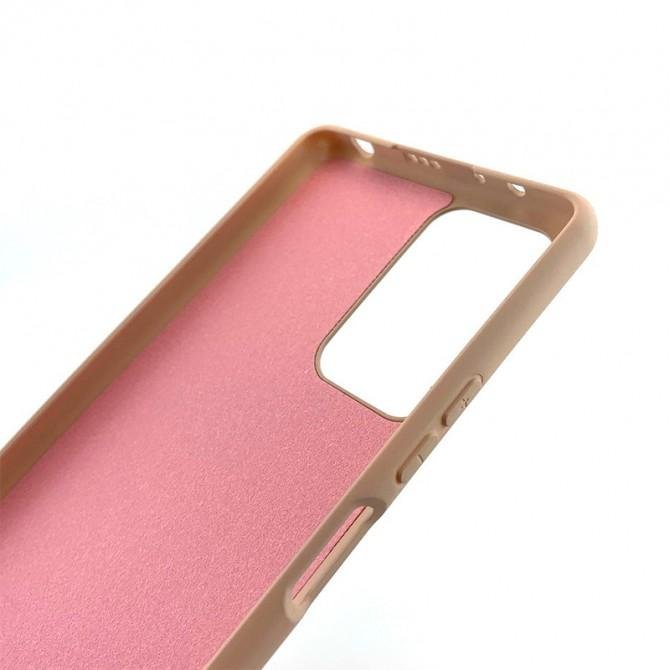 Чехол накладка Original Soft Case Xiaomi Redmi Note 10 Бежевый FULL-1