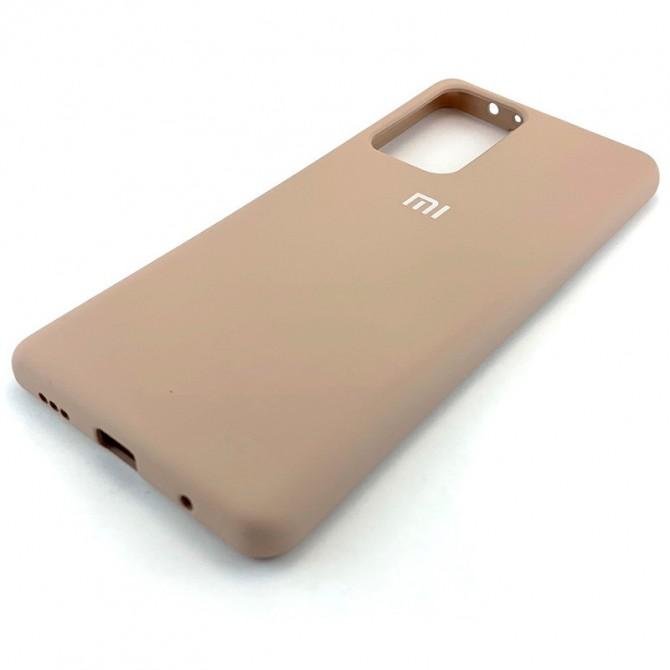 Чехол накладка Original Soft Case Xiaomi Redmi Note 10 Бежевый FULL-2