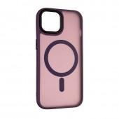 Чехол Pjur with Magsafe for iPhone 11 Pro Max Bordo