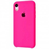 Оригинальный силиконовый чехол для iPhone Xr Неоново Розовый FULL Оригинальный силиконовый чехол для iPhone Xr Неоново Розовый FULL