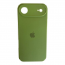 Силиконовый чехол для iPhone 17 Air Dark Olive FULL