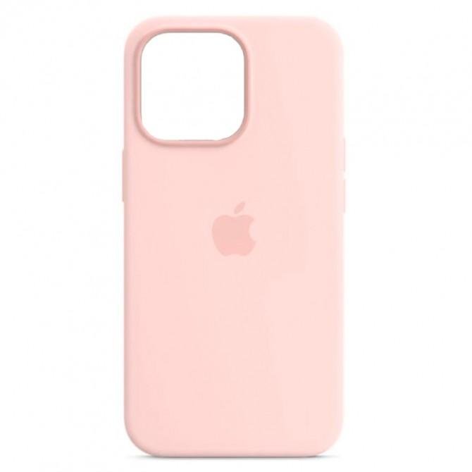 Силиконовый чехол для iPhone 16 Pro Chalk Pink FULL