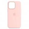 Силиконовый чехол для iPhone 16 Pro Chalk Pink FULL