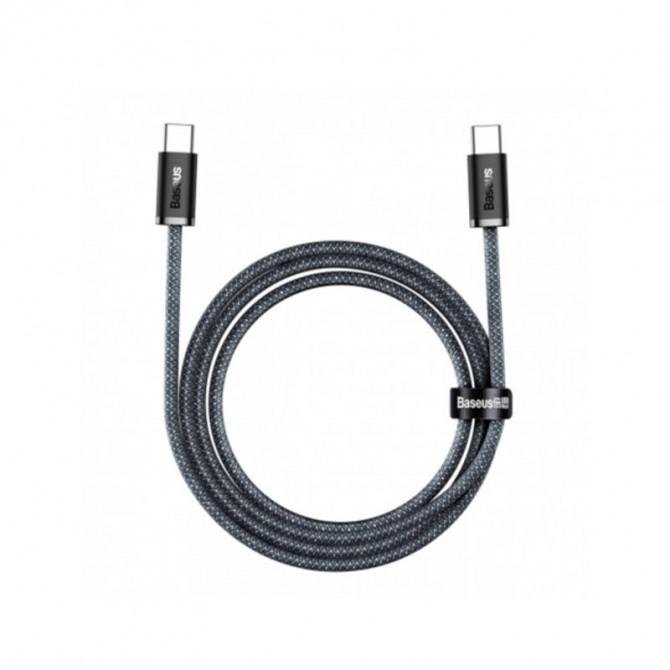 Кабель Baseus Dynamic Series Type-C/Type-C 100W (CATLYS-) Slate Grey 1m-1