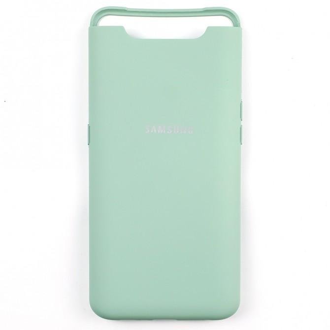 Чехол Soft Case для Samsung A80 2019 Голубой FULL-1