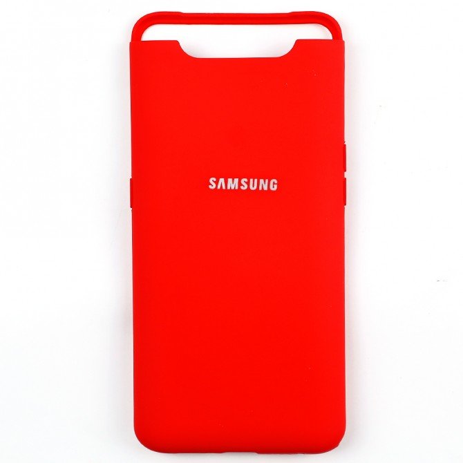 Чохол Soft Case для Samsung A80 2019 Червоний FULL-1