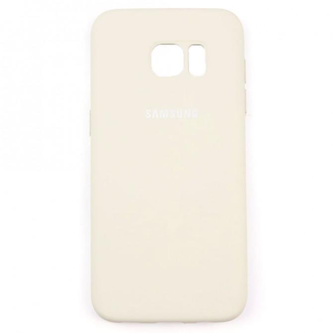 Силиконовый чехол для Samsung G935 Galaxy S7 Edge Серый FULL-1